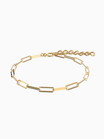 Load image into Gallery viewer, Mae Link Bracelet - Yellow Gold Plated
