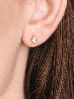 Load image into Gallery viewer, Lynn Earring (Citrine) - Rose Gold Plated
