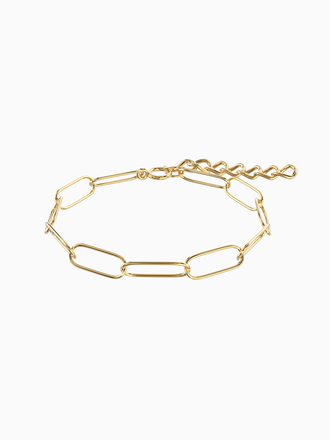 Mabel Link Thick Bracelet - Yellow Gold Plated