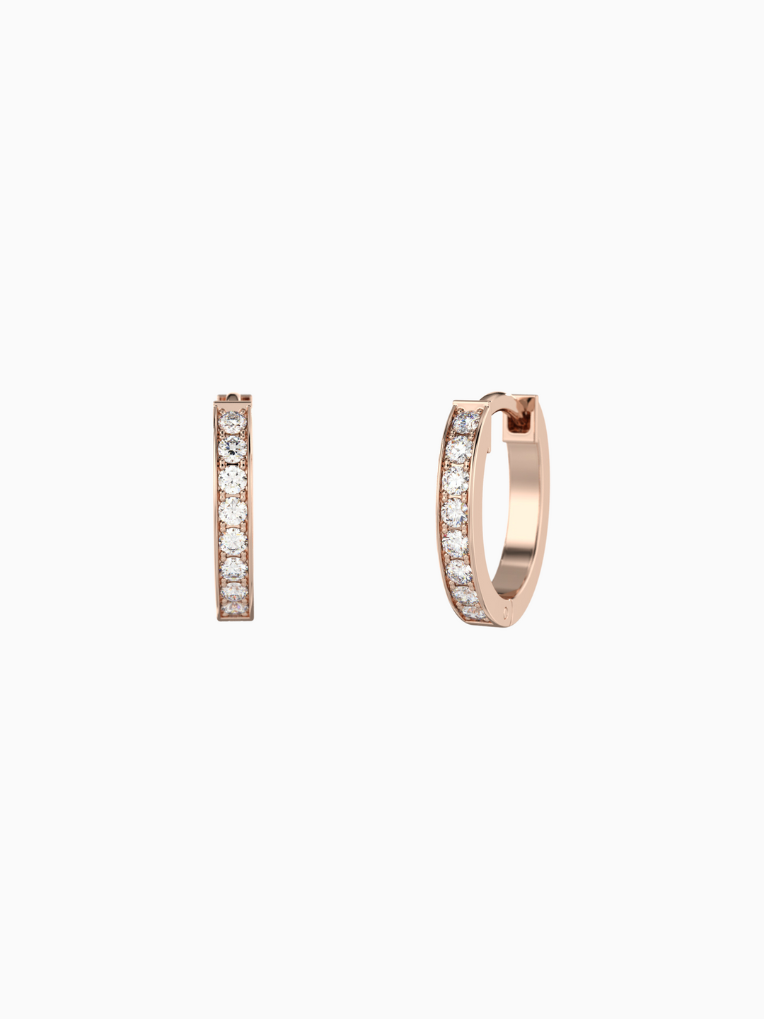 Wilma Earrings (Zirconia) - Rose Gold Plated