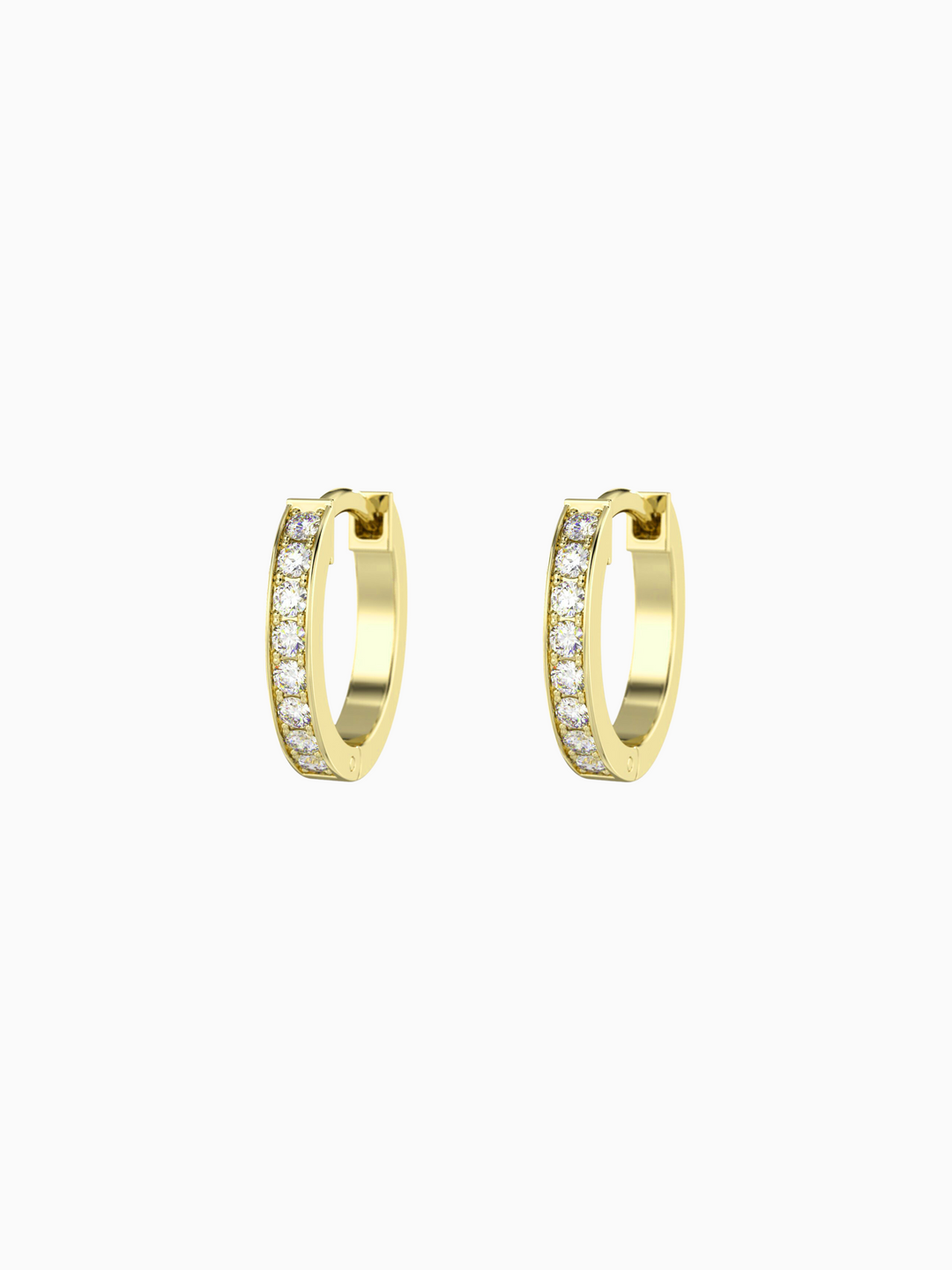 Wilma Earrings (Zirconia) - Yellow Gold Plated