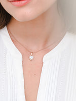 Load image into Gallery viewer, Leanne Necklace (Moonstone) - Rose Gold Plated
