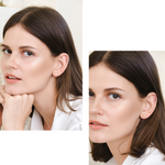 Load image into Gallery viewer, Lynn Earring (Citrine) - Rhodium Plated
