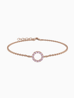 Load image into Gallery viewer, Fiona Bracelet (Amethyst) - Rose Gold Plated
