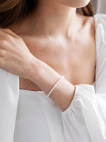 Load image into Gallery viewer, Freshwater Pearl Bracelet (3 - 3.5mm Round)
