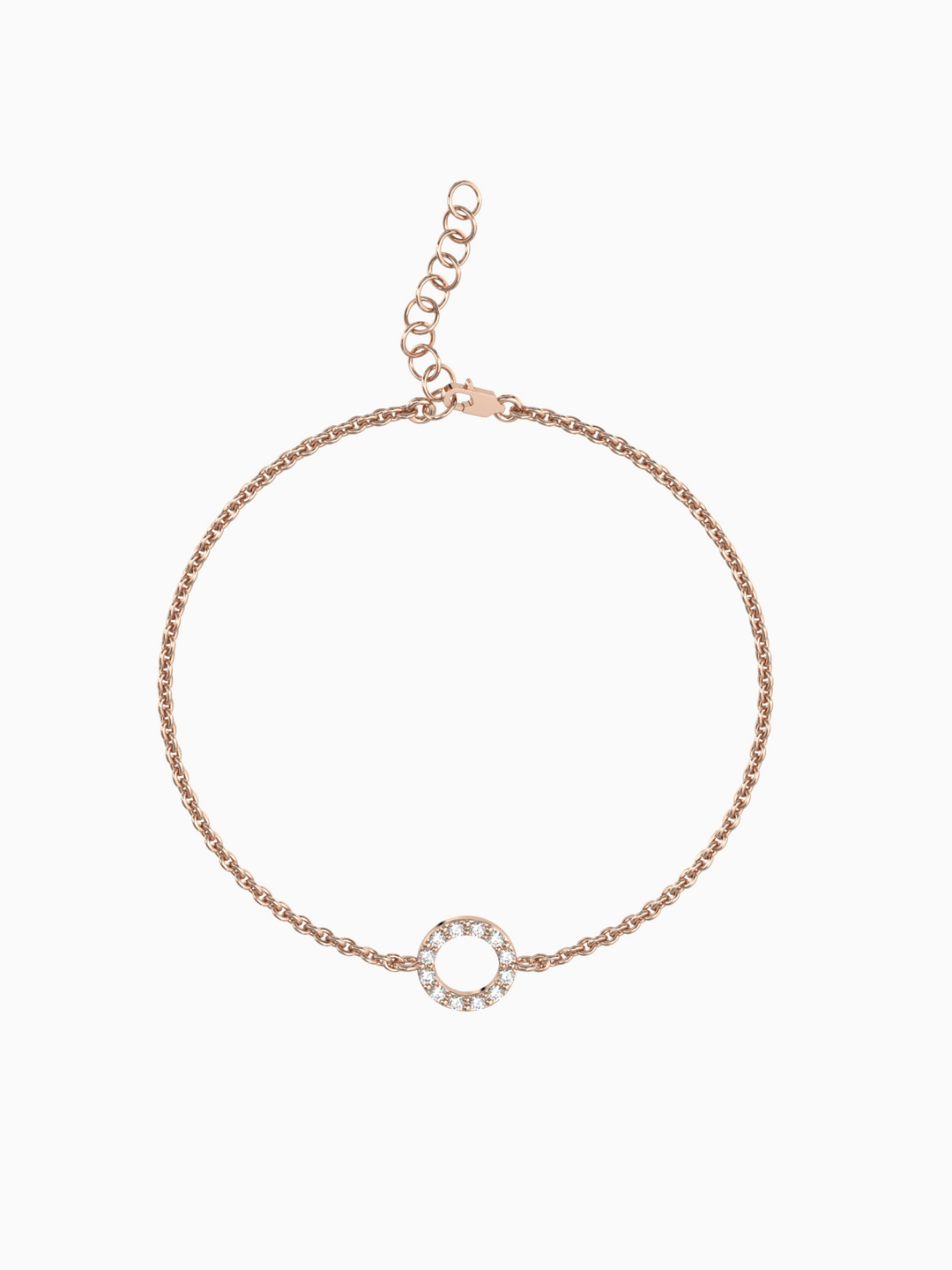 Fiona Bracelet (Zirconia) - Rose Gold Plated