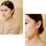 Load image into Gallery viewer, Lynn Earring (Moonstone) - Rhodium Plated
