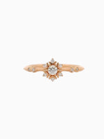 Load image into Gallery viewer, Elyn Ring - 18K Rose Gold (Natural Diamond)
