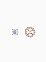 Load image into Gallery viewer, Lydia Earring (Moonstone) - Rose Gold Plated
