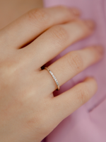 Load image into Gallery viewer, Esther Ring (Zirconia) - Rhodium Plated
