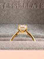 Load image into Gallery viewer, Jamie Ring - Moissanites - 18k Yellow Gold
