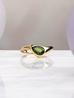 Load image into Gallery viewer, Rachel Ring - Chrome Diopside - 18k Yellow Gold
