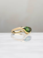 Load image into Gallery viewer, Rachel Ring - Chrome Diopside - 18k Yellow Gold
