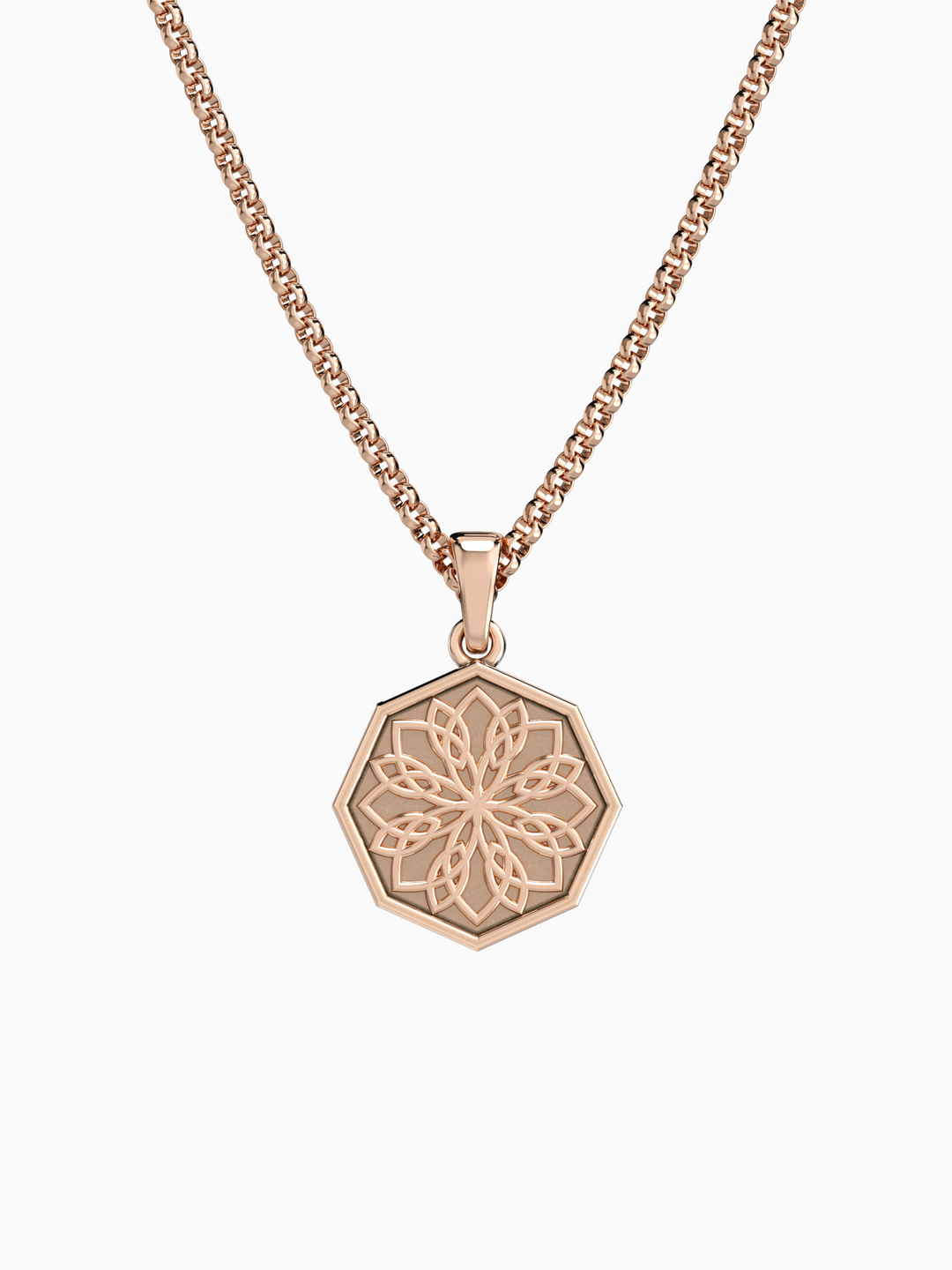 Reflections Plain Chain - Rose Gold Plated
