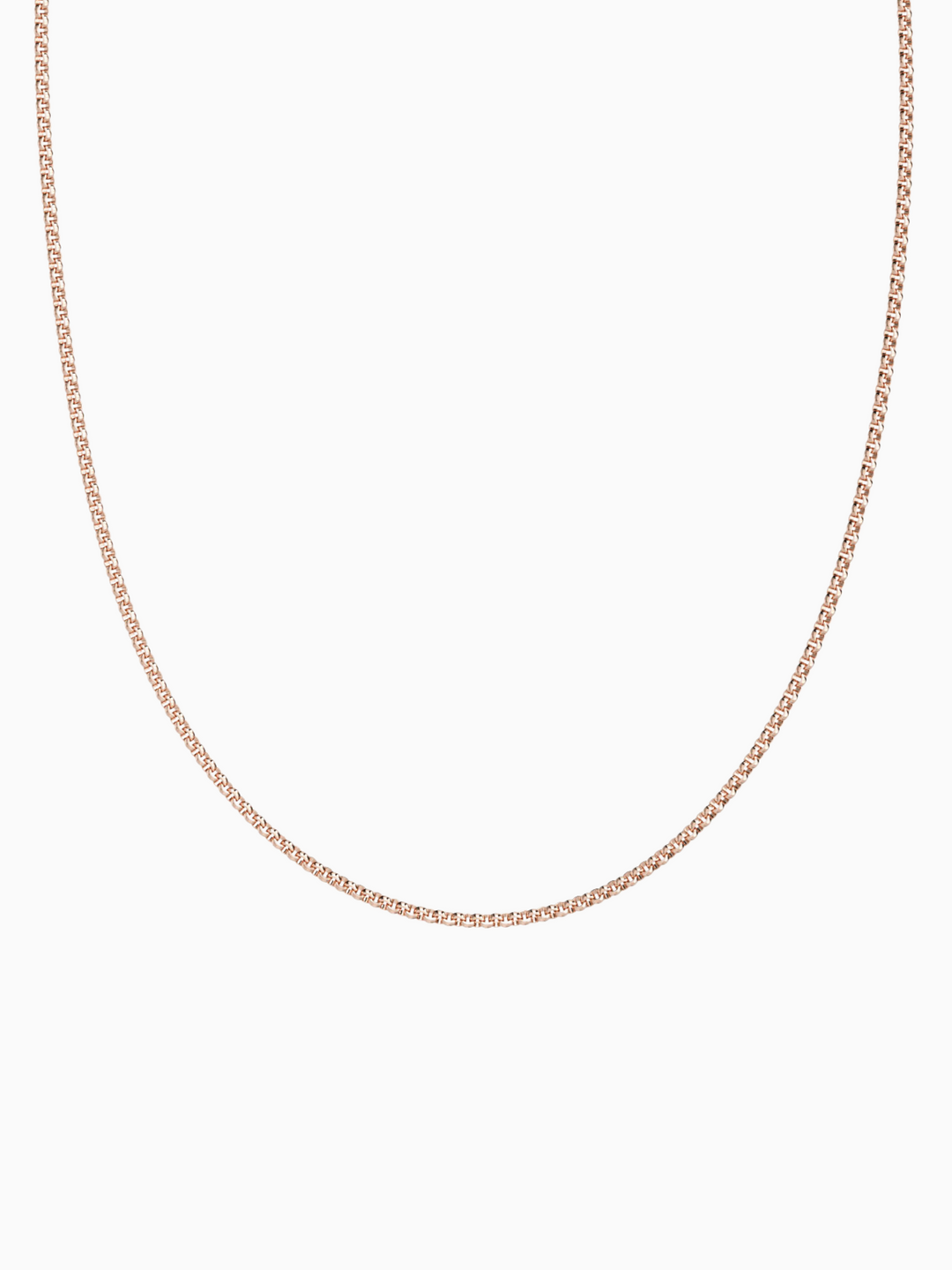 Plain Thin Chain - Rose Gold Plated