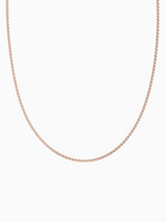 Load image into Gallery viewer, Plain Thin Chain - Rose Gold Plated
