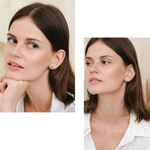 Load image into Gallery viewer, Lydia Earring (Amethyst) - Rose Gold Plated
