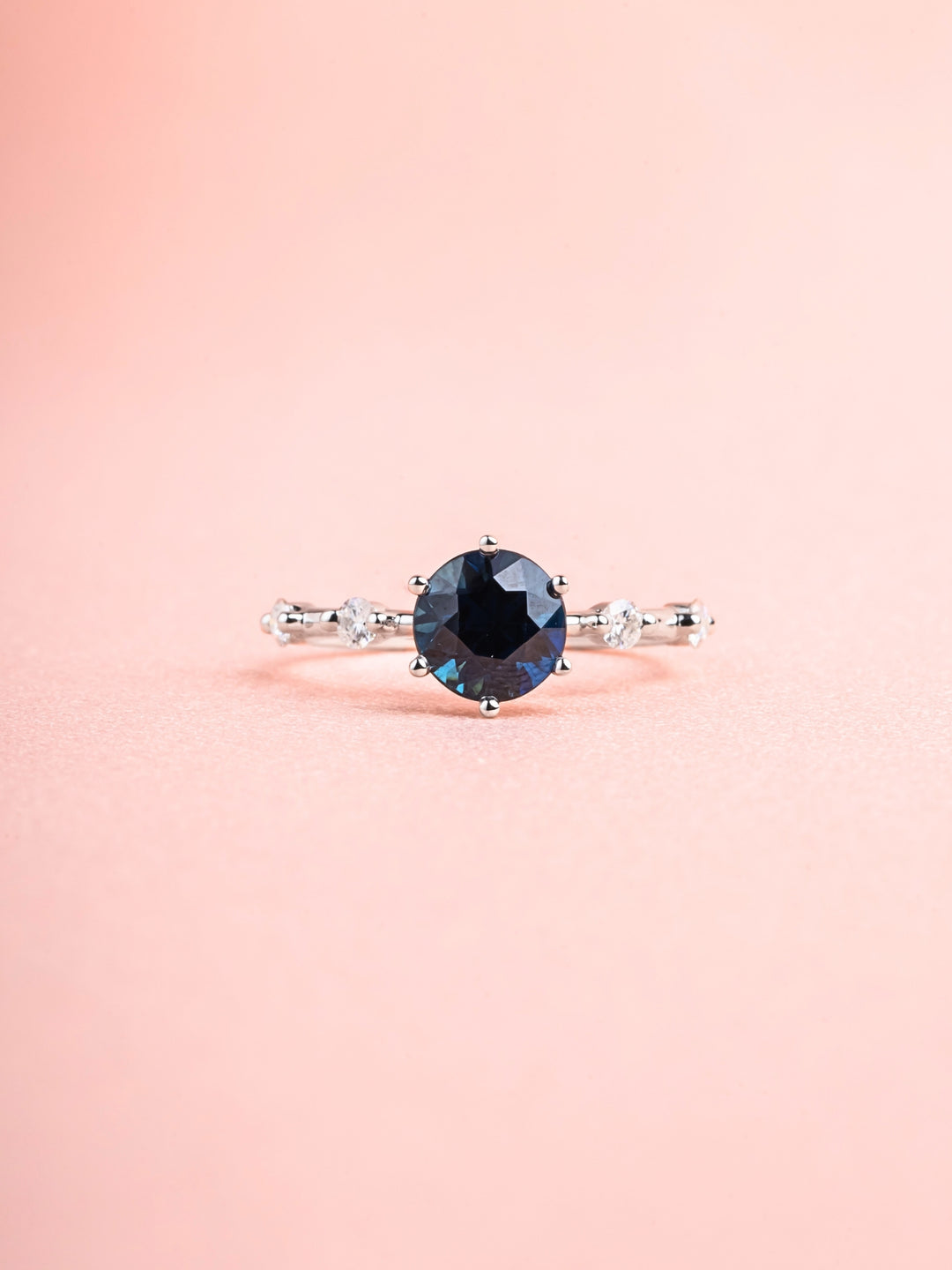 Karrie Ring - Sapphire - 18K White Gold