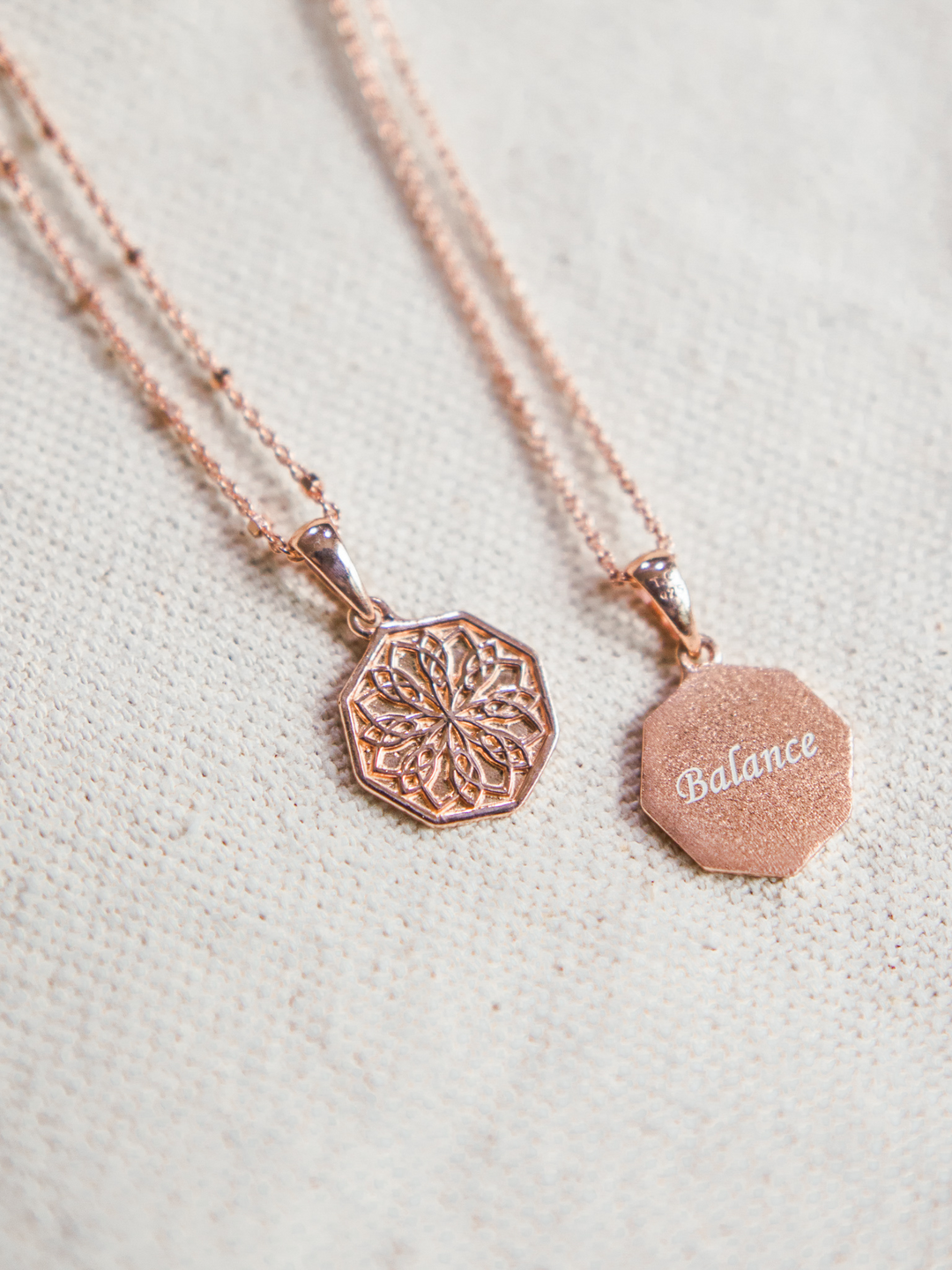 Reflections Plain Chain - Rose Gold Plated