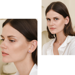 Load image into Gallery viewer, Lydia Earring (Amethyst) - Rose Gold Plated
