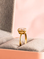 Load image into Gallery viewer, Blair Ring - Moissanite - 18k Yellow Gold
