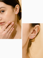 Load image into Gallery viewer, Lynn Earring (Moonstone) - Rose Gold Plated
