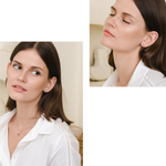 Load image into Gallery viewer, Lydia Earring (Amethyst) - Rose Gold Plated
