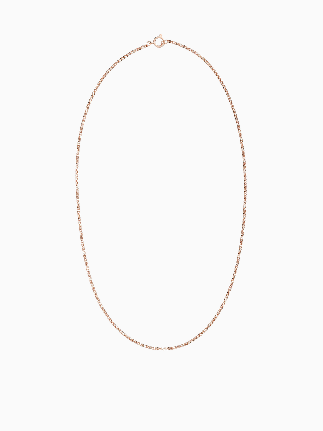 Plain Thin Chain - Rose Gold Plated