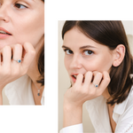 Load image into Gallery viewer, Lydia Ring (London Blue Topaz) - Rhodium Plated
