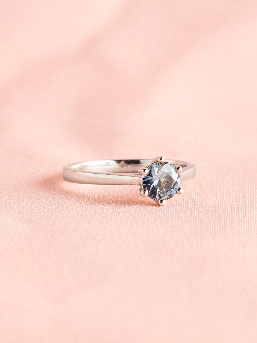 Celeste Ring - Sapphire - 18k White Gold