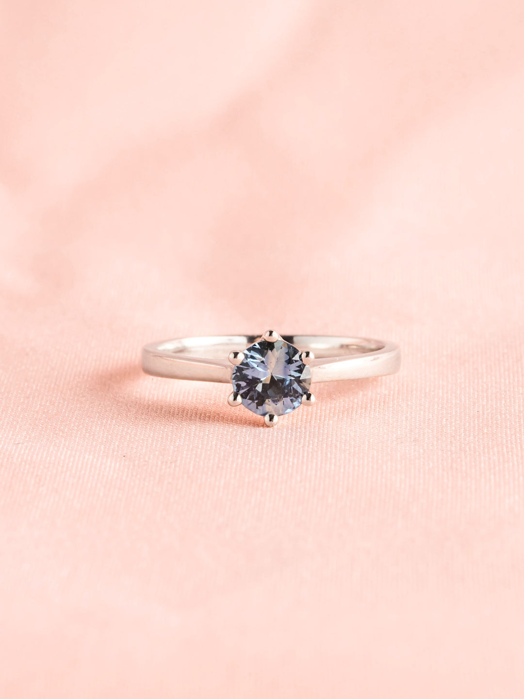 Celeste Ring - Sapphire - 18k White Gold