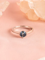 Load image into Gallery viewer, Celeste Ring - Sapphire - 18k White Gold
