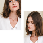 Load image into Gallery viewer, Laura Necklace (Garnet) - Rose Gold Plated

