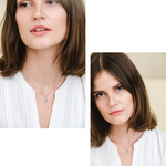 Load image into Gallery viewer, Leanne Necklace (Amethyst) - Rhodium Plated
