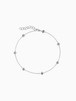 Load image into Gallery viewer, Miley Chain Bracelet - Rhodium Plated
