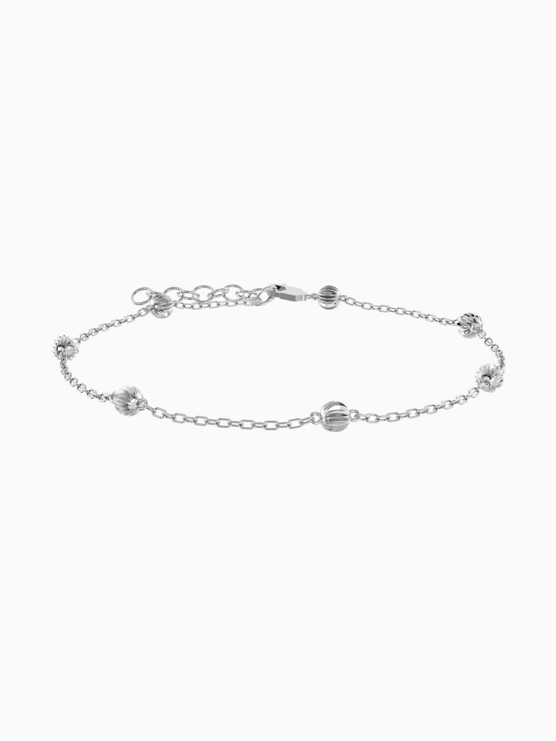 Miley Chain Bracelet - Rhodium Plated