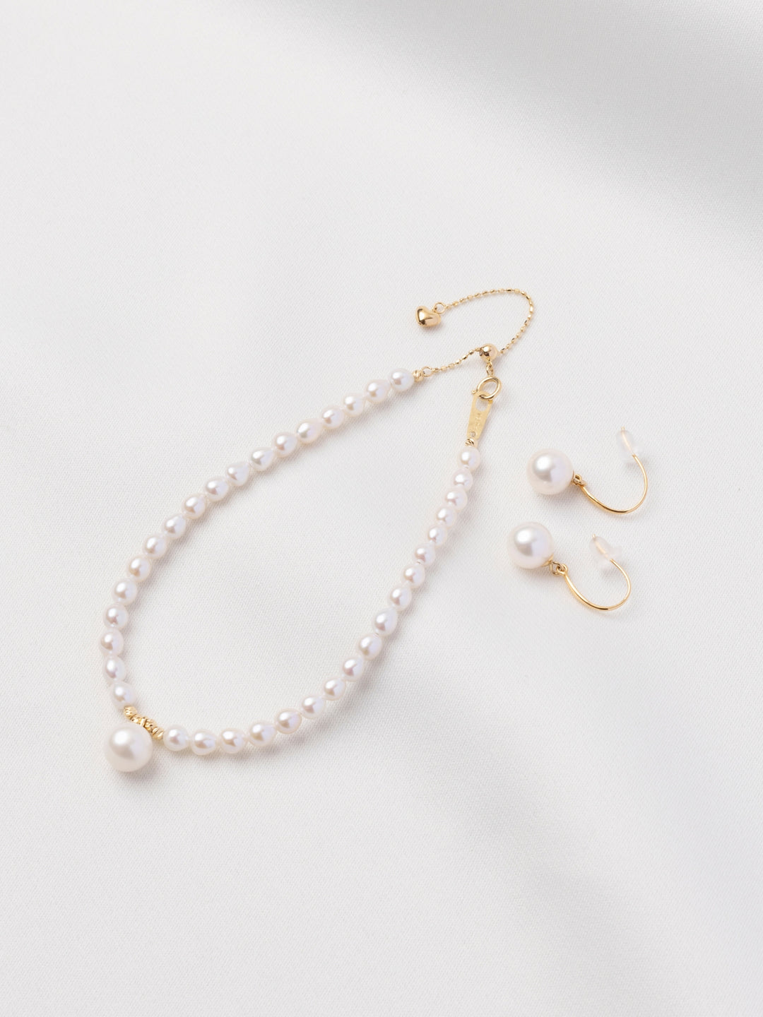 Freshwater Pearl 3.5-7mm - 18K Yellow Gold Bracelet