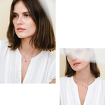 Load image into Gallery viewer, Leanne Necklace (Garnet) - Rhodium Plated
