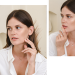Load image into Gallery viewer, Bianca Necklace (Moonstone) - Rose Gold Plated
