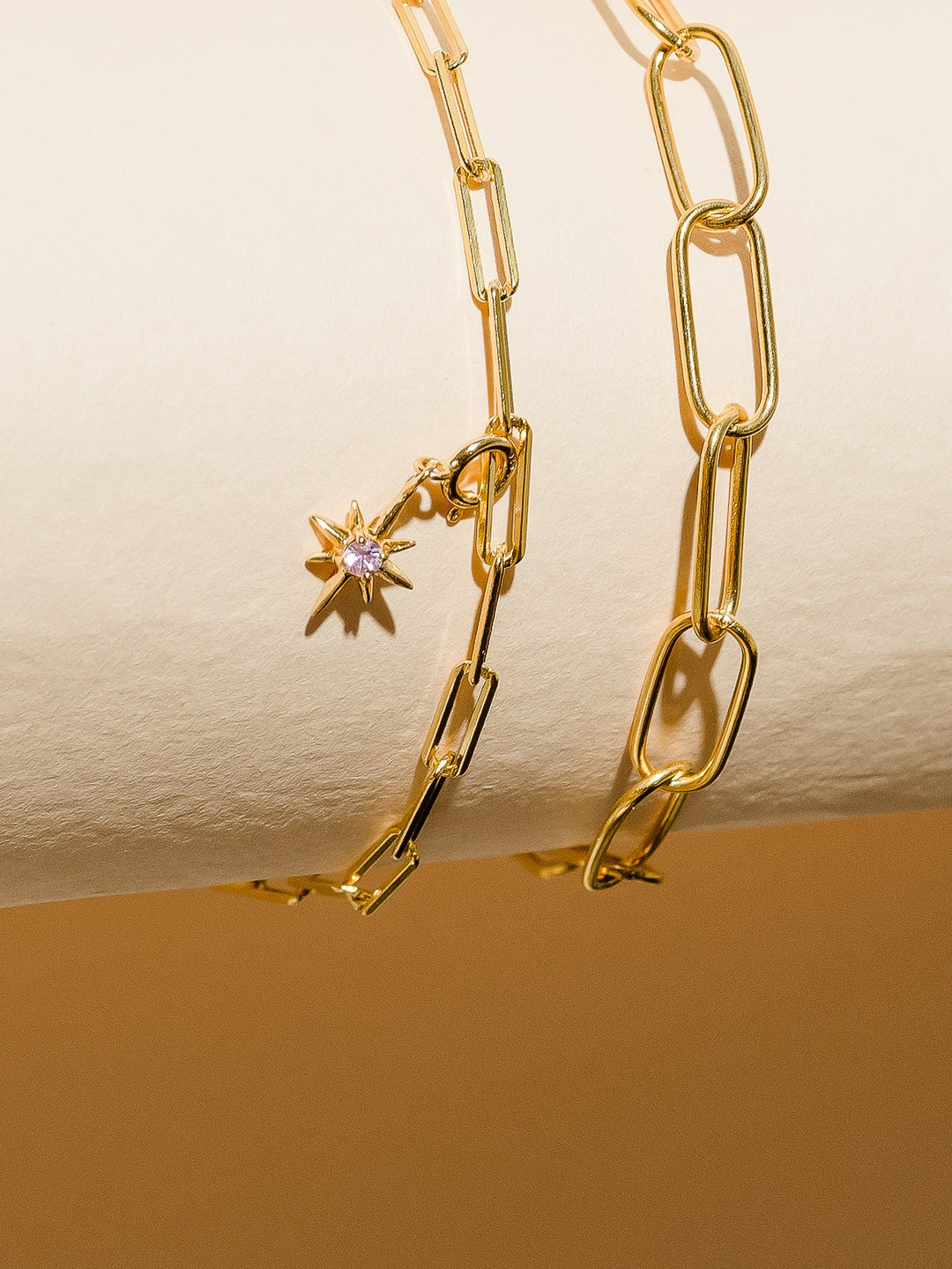 Mabel Link Thick Bracelet - Yellow Gold Plated