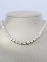 Load image into Gallery viewer, Lab Diamond Tennis Necklace - 14.44CT (88 pcs)
