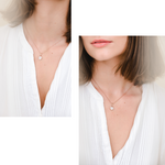 Load image into Gallery viewer, Leanne Necklace (Rose Quartz) - Rose Gold Plated
