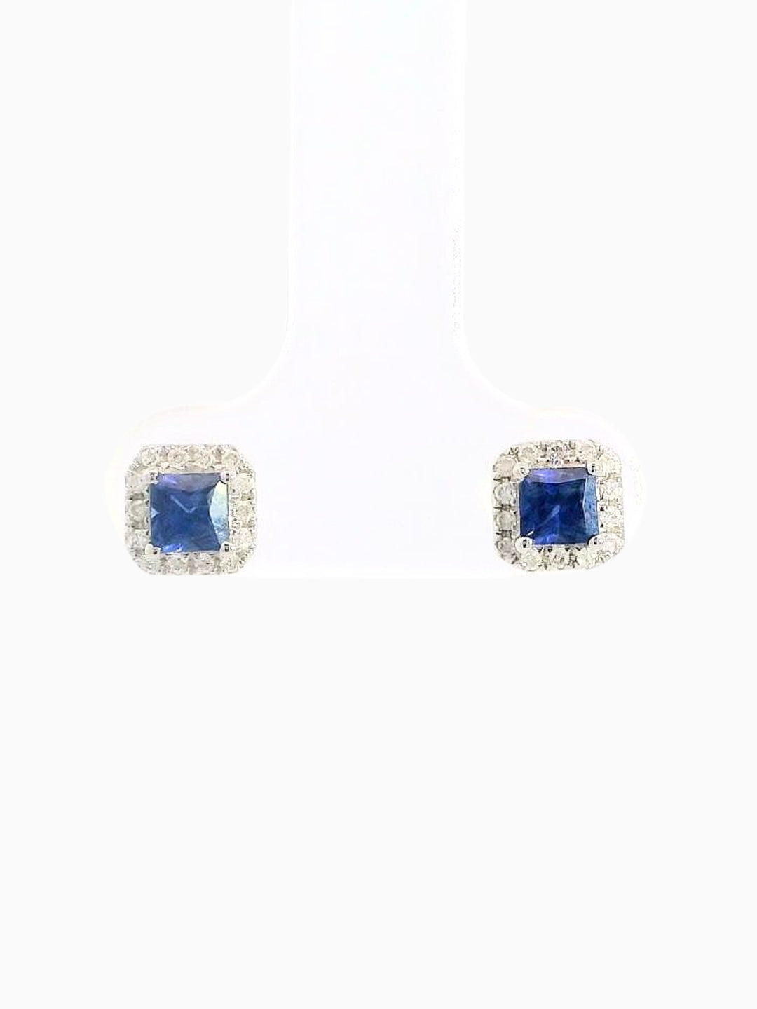 0.56ct Blue Sapphire Earrings
