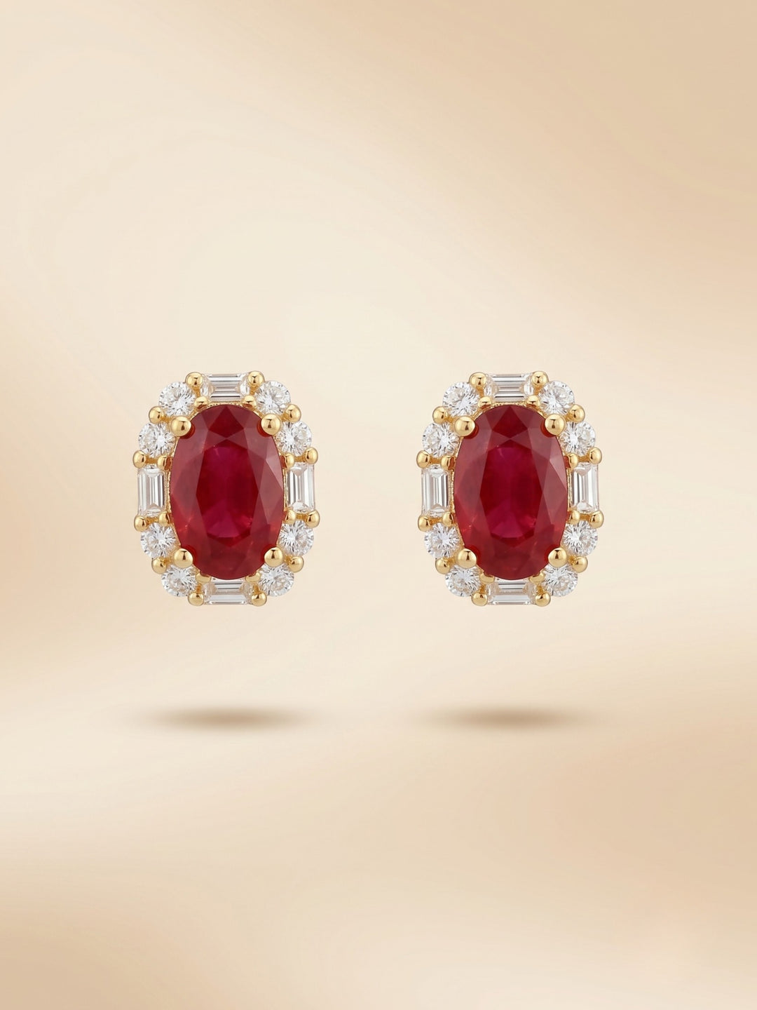 18K Yellow Gold Ruby (Burma)
