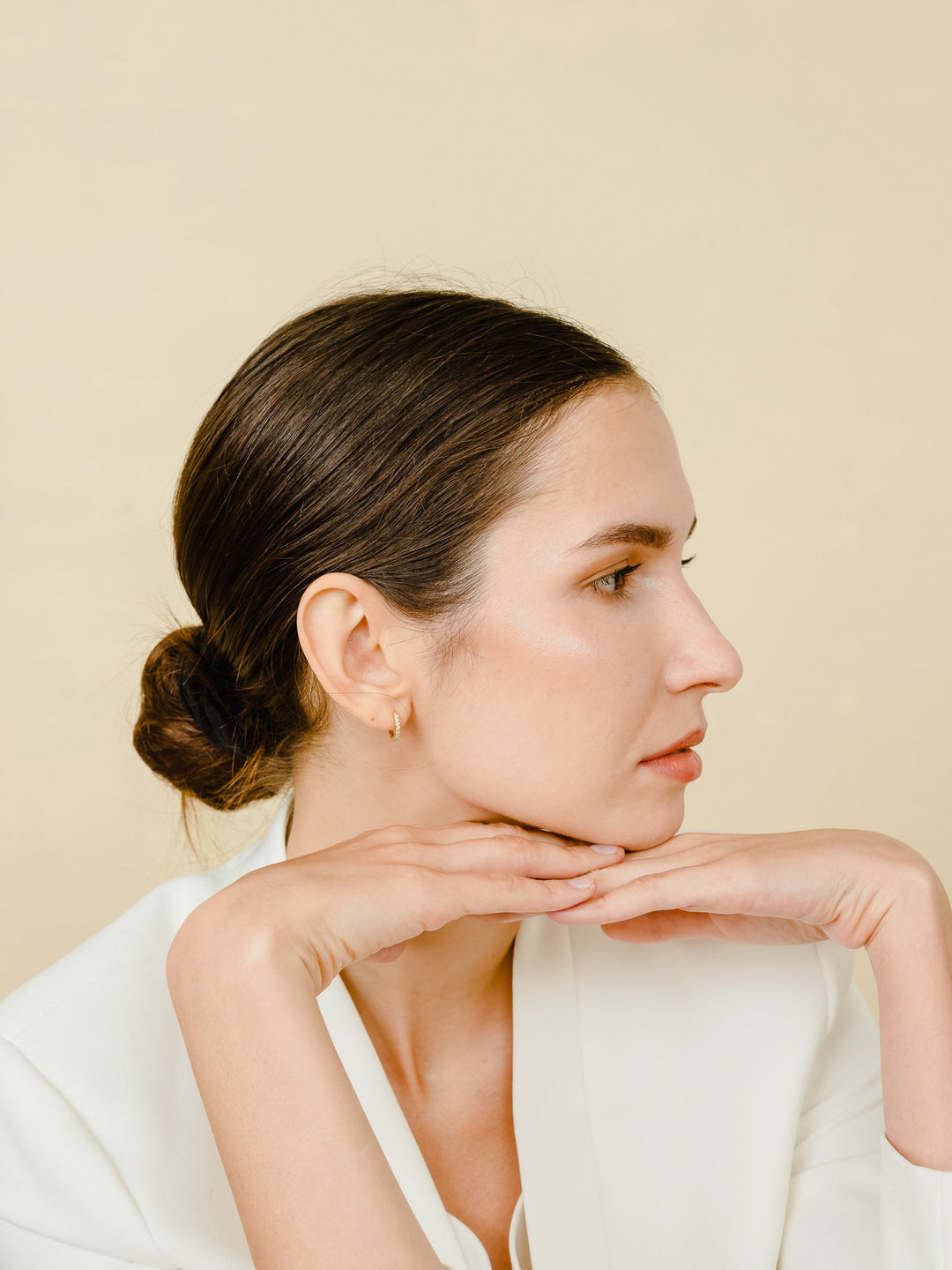 Wilma Earrings (Zirconia) - Yellow Gold Plated
