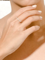 Load image into Gallery viewer, Bridget Ring (Diamonds) - 18K White Gold
