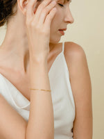Load image into Gallery viewer, Mae Link Bracelet - Yellow Gold Plated
