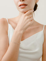 Load image into Gallery viewer, Miley Chain Bracelet - Rhodium Plated
