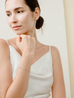 Load image into Gallery viewer, Miley Chain Bracelet - Rhodium Plated
