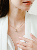 Load image into Gallery viewer, Bianca Necklace (Labradorite) - Rose Gold Plated
